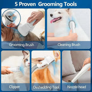 Multiple Piece Dog Grooming Kit