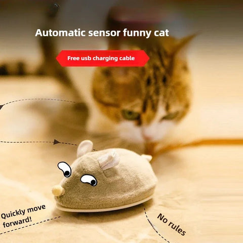Interactive Cat Mouse Toy