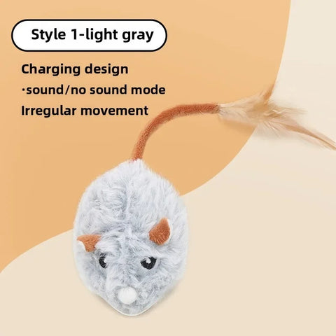 Interactive Cat Mouse Toy