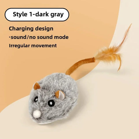 Interactive Cat Mouse Toy