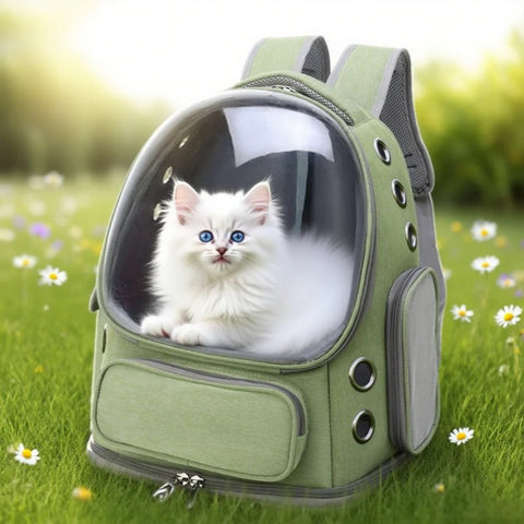 Clear Cat Backpack