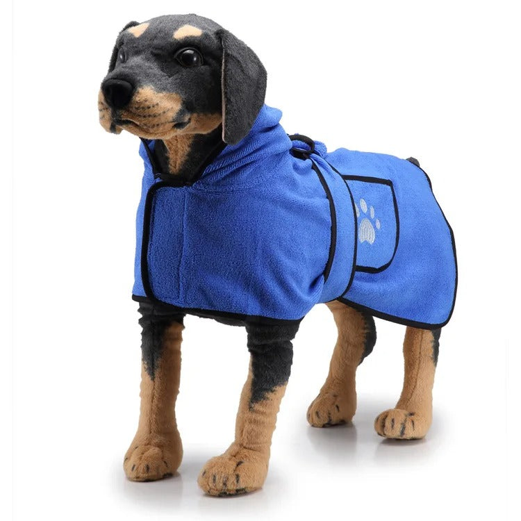 Microfiber Dog Bathrobe