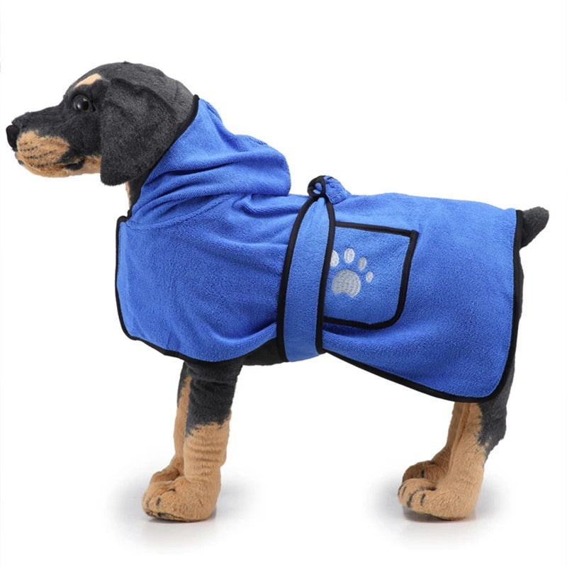 Microfiber Dog Bathrobe