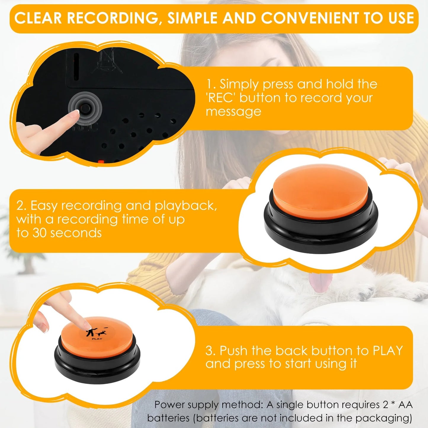 Interactive Pet Buttons