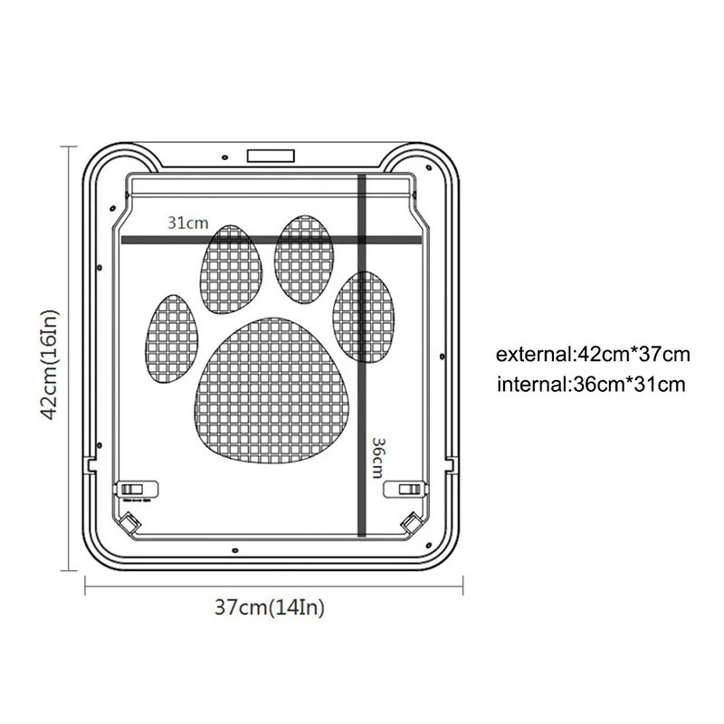 Large Doggy Screen Door