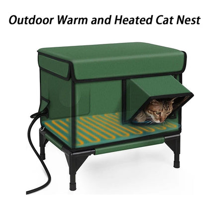 Outdoor Heated Cat Nest