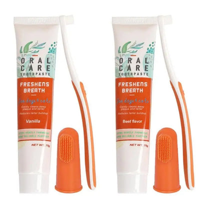 Pet Toothbrush + Toothpaste