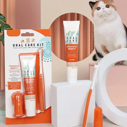 Pet Toothbrush + Toothpaste