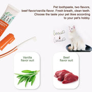 Pet Toothbrush + Toothpaste