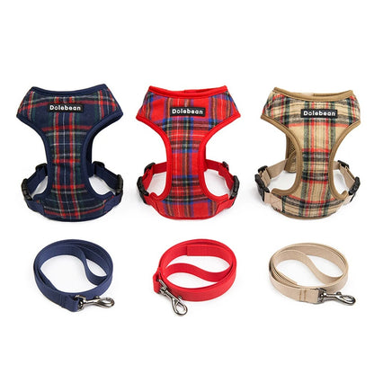 Plaid Dog Harness