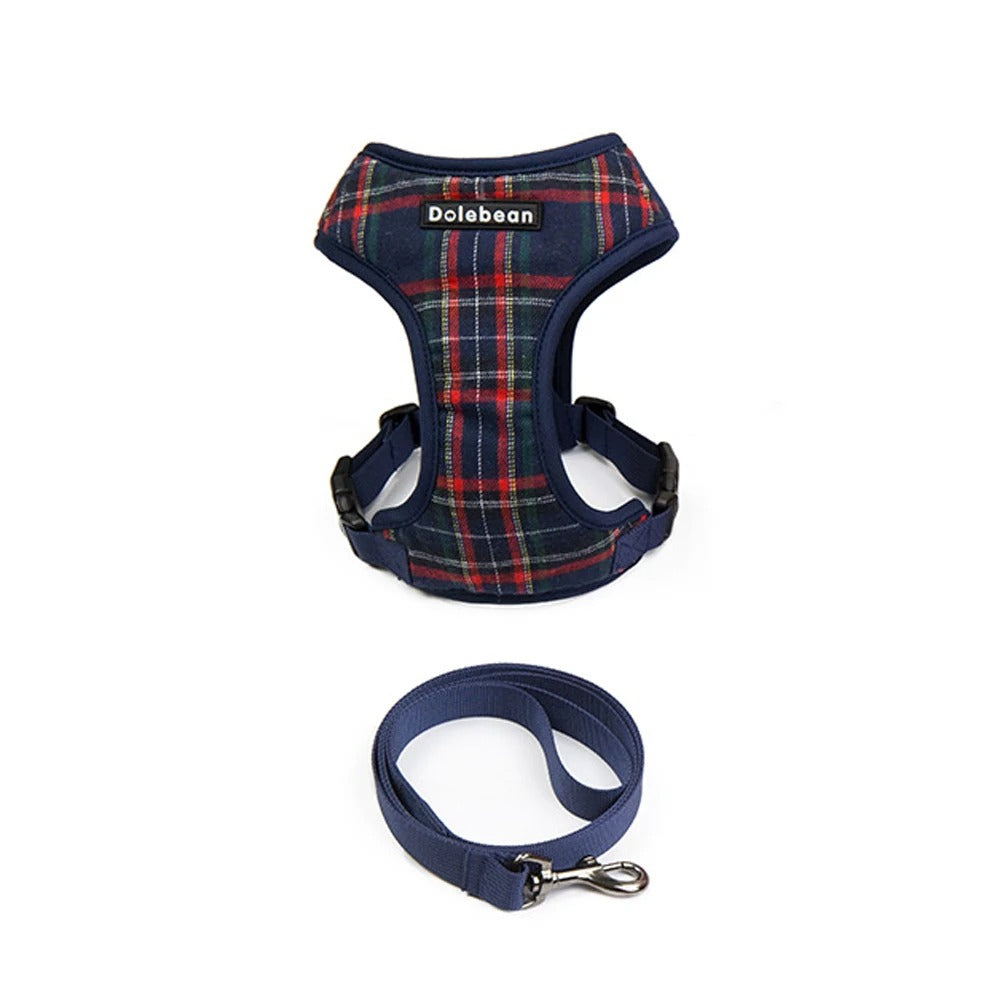 Plaid Dog Harness