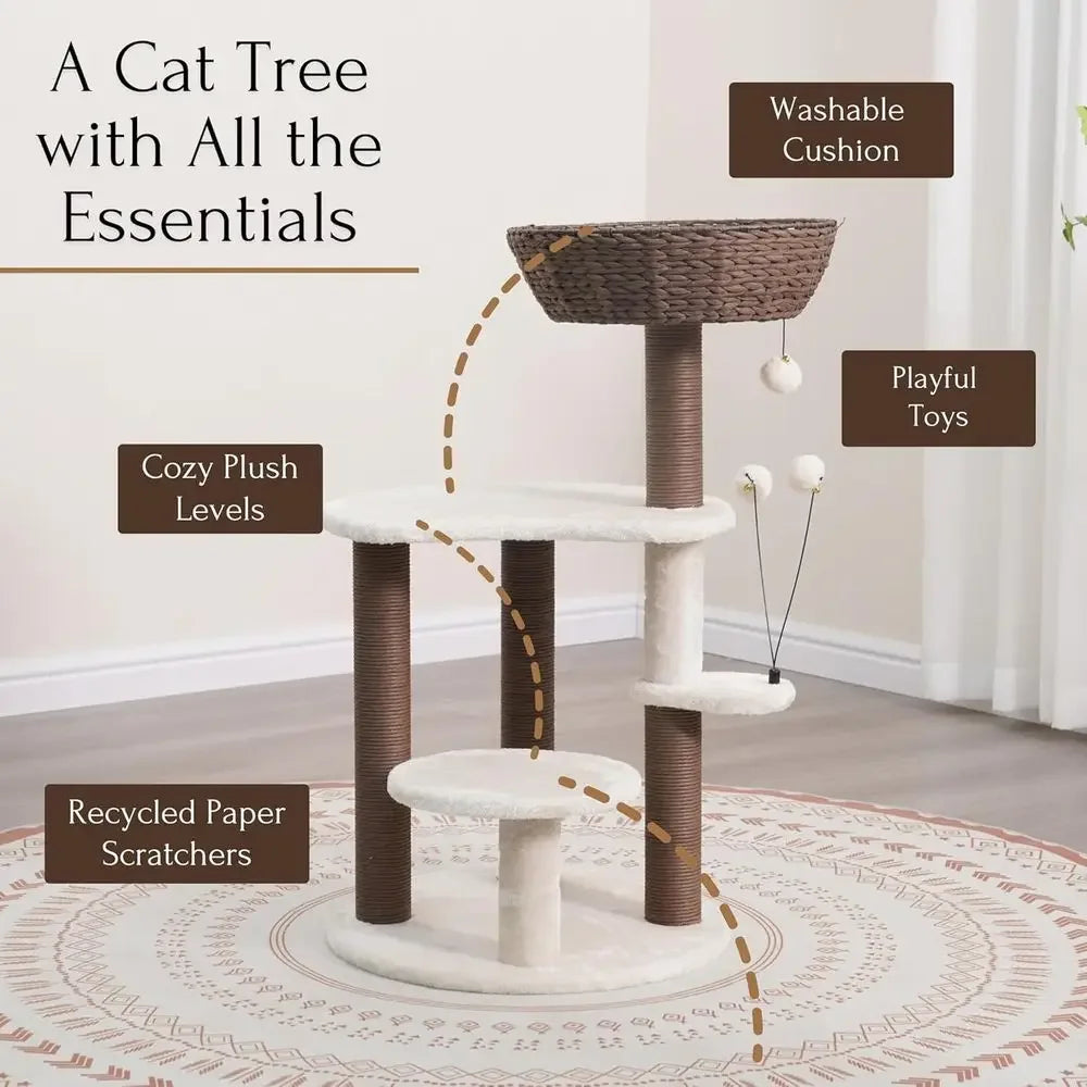 Cat Scratching Post Tree