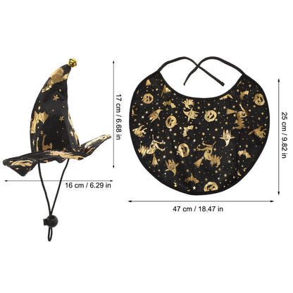 Pet Halloween Wizard Costume
