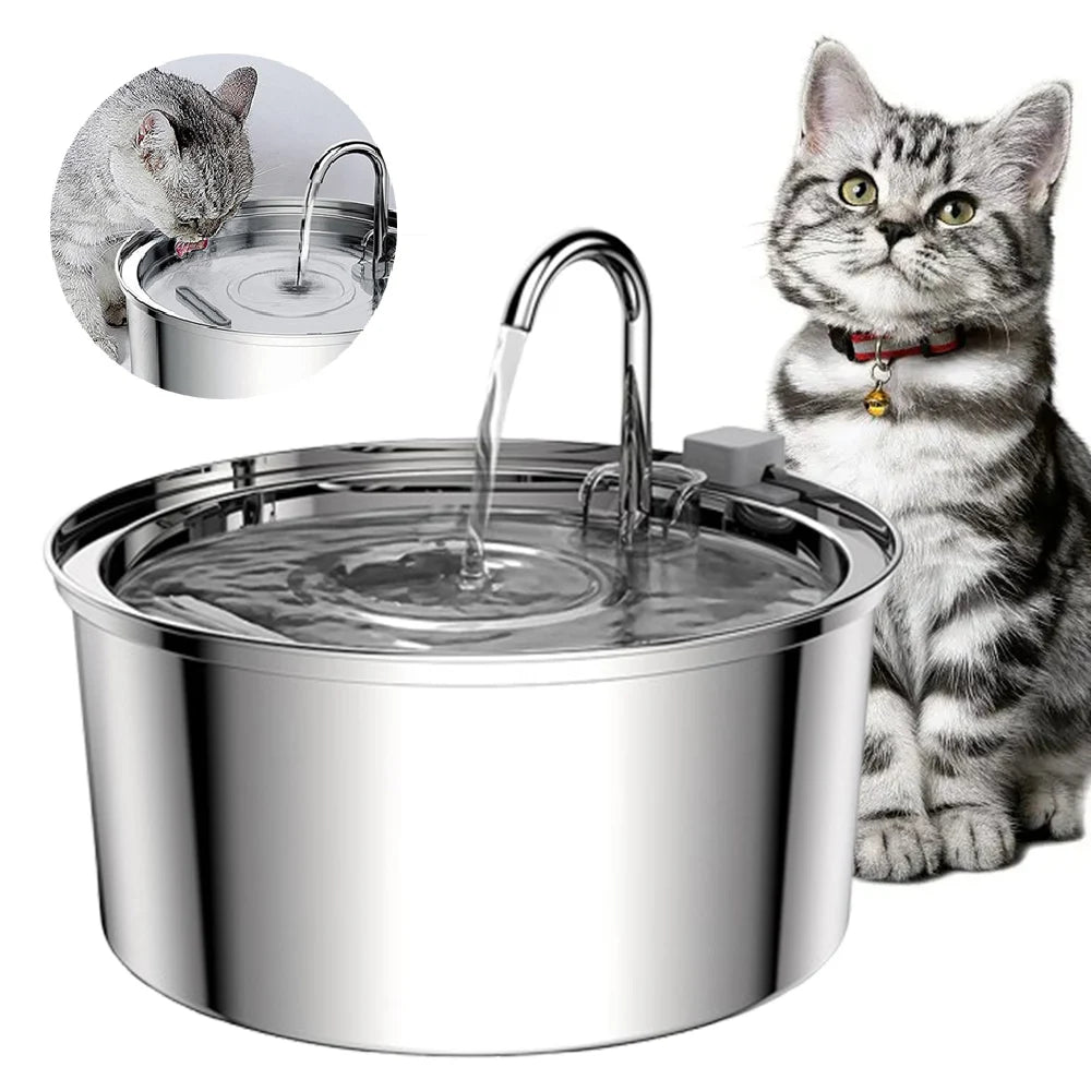 Stainless Steel Pet Water Fountain