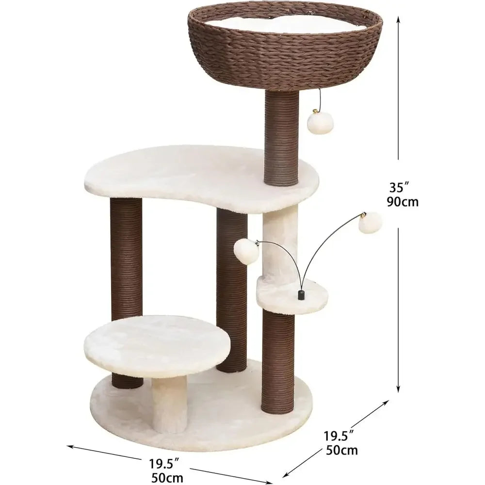 Cat Scratching Post Tree