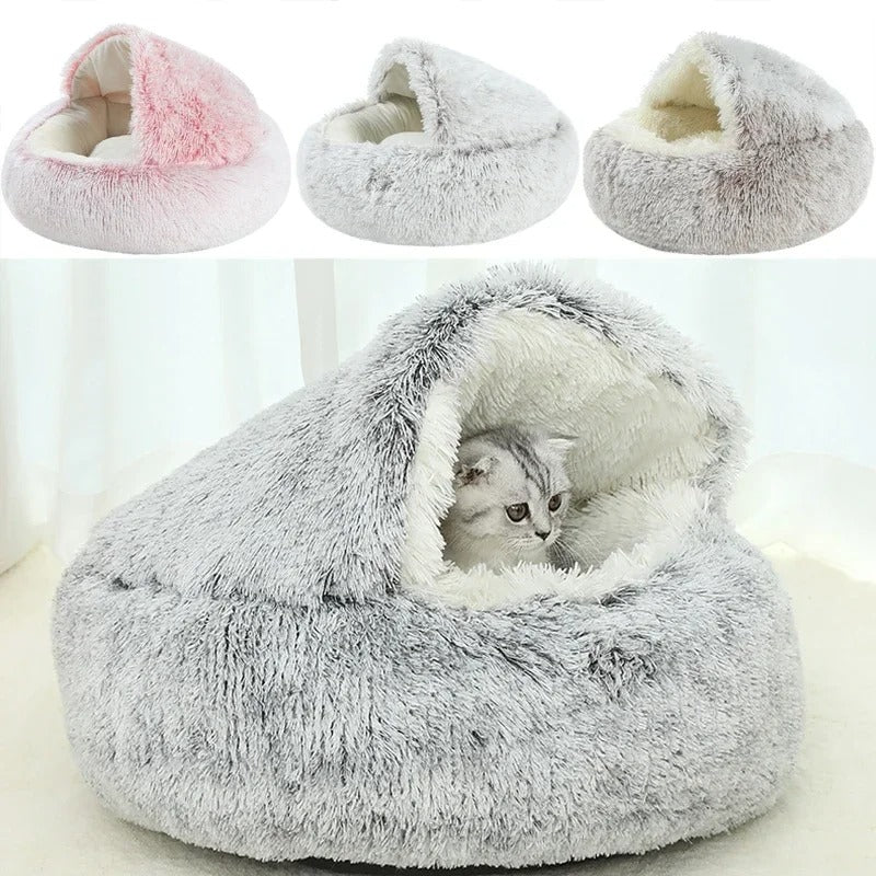 Cozy Enclosed Cat Bed