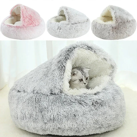 Cozy Enclosed Cat Bed
