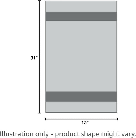 Shammy Dog Towels for Drying Dogs - Heavy Duty Soft Microfiber Bath Towel - Super Absorbent, Quick Drying, & Machine Washable - Must Have Dog & Cat Bathing Supplies | Grey 13X31