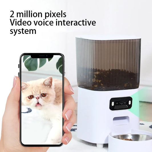 Smart WiFi Pet Feeder with Camera