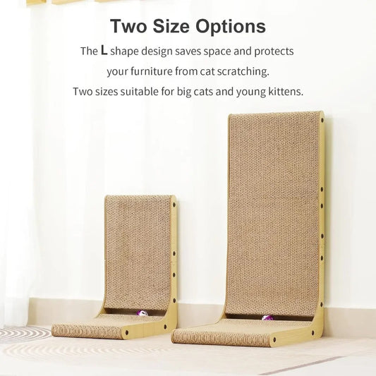 L Shaped Cat Scratching Post