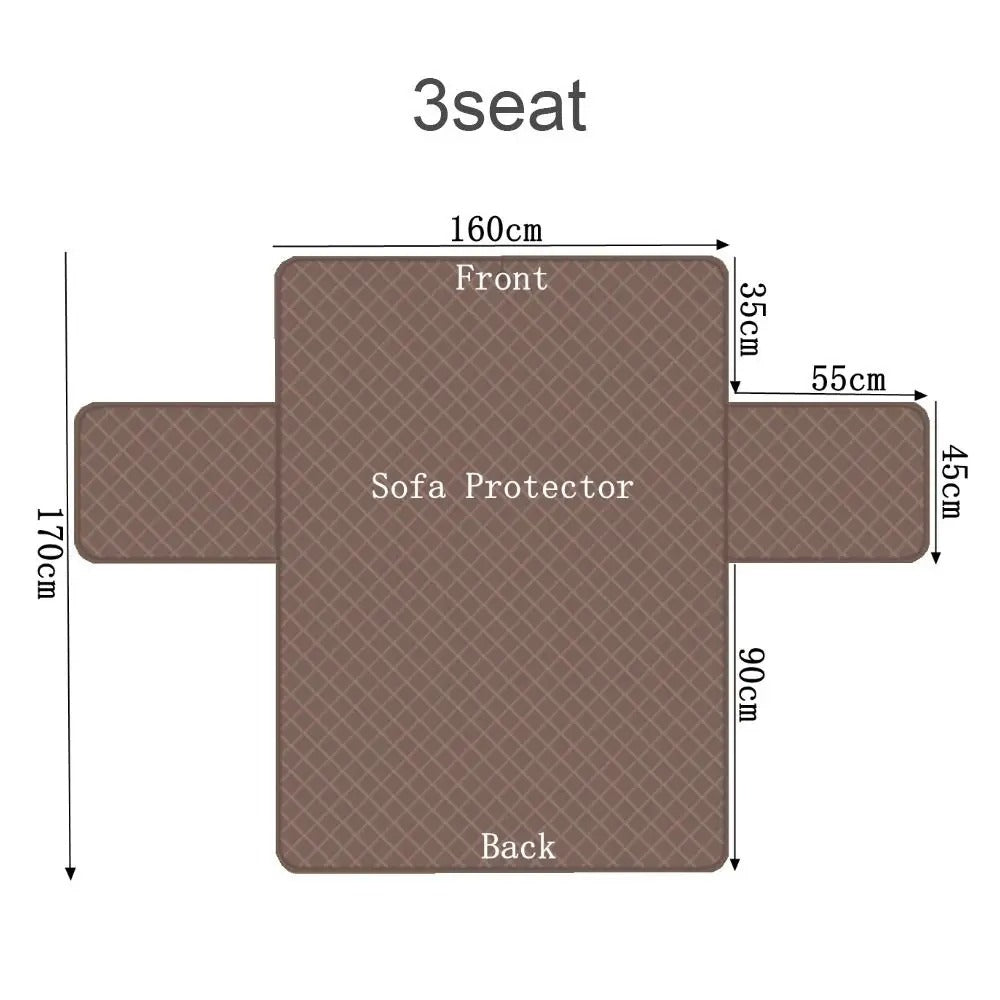 Quilted Anti-Slip Sofa Cover