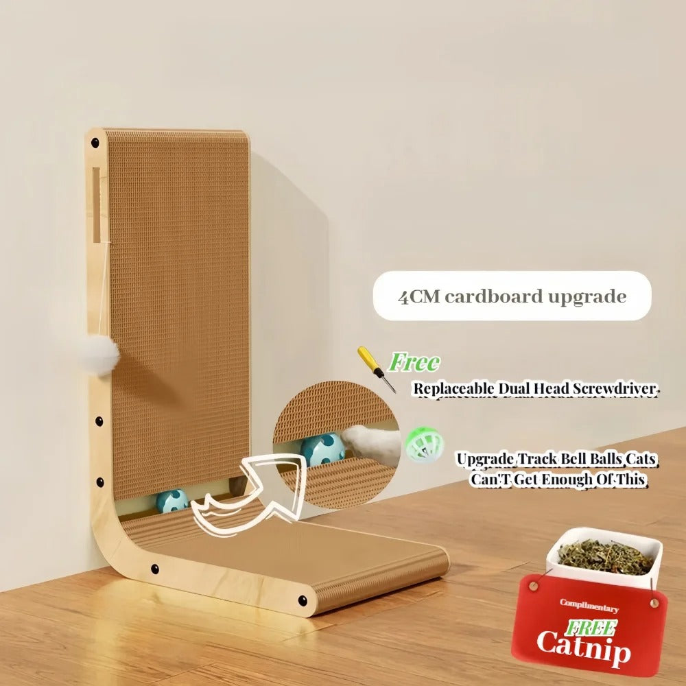 L Shaped Cat Scratching Post